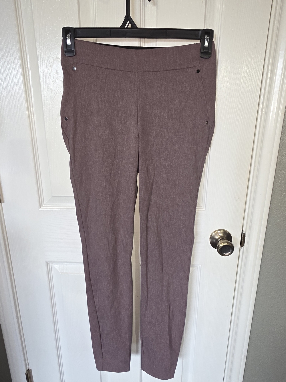 Maurices Straight Leg Pants in Dusty Mauve